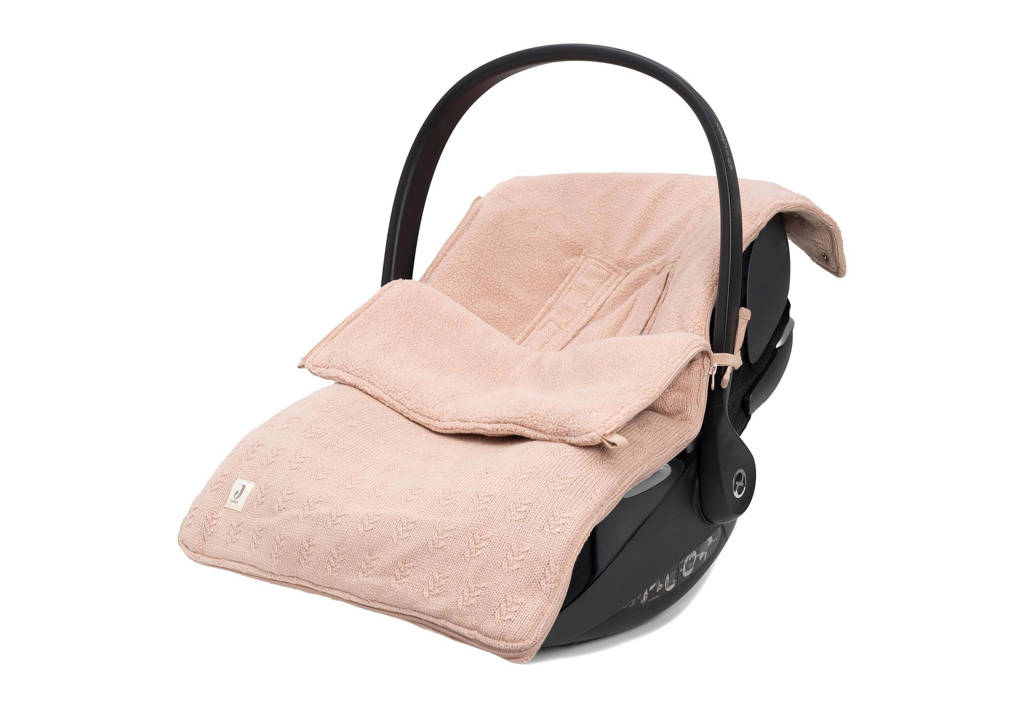 universele voetenzak autostoel/kinderwagen cat 0 Grain Knit - Wild Rose