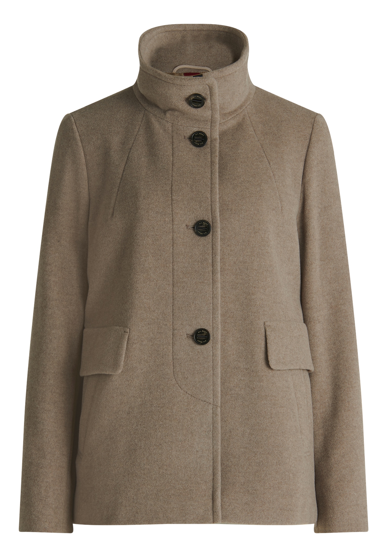 Gil Bret Wolljacke ohne Kapuze mit Taschen