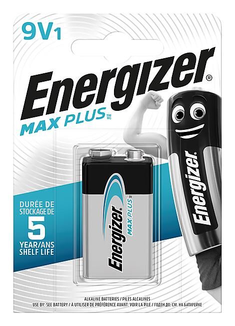 ENERGIZER - PILES MAX PLUS 9V