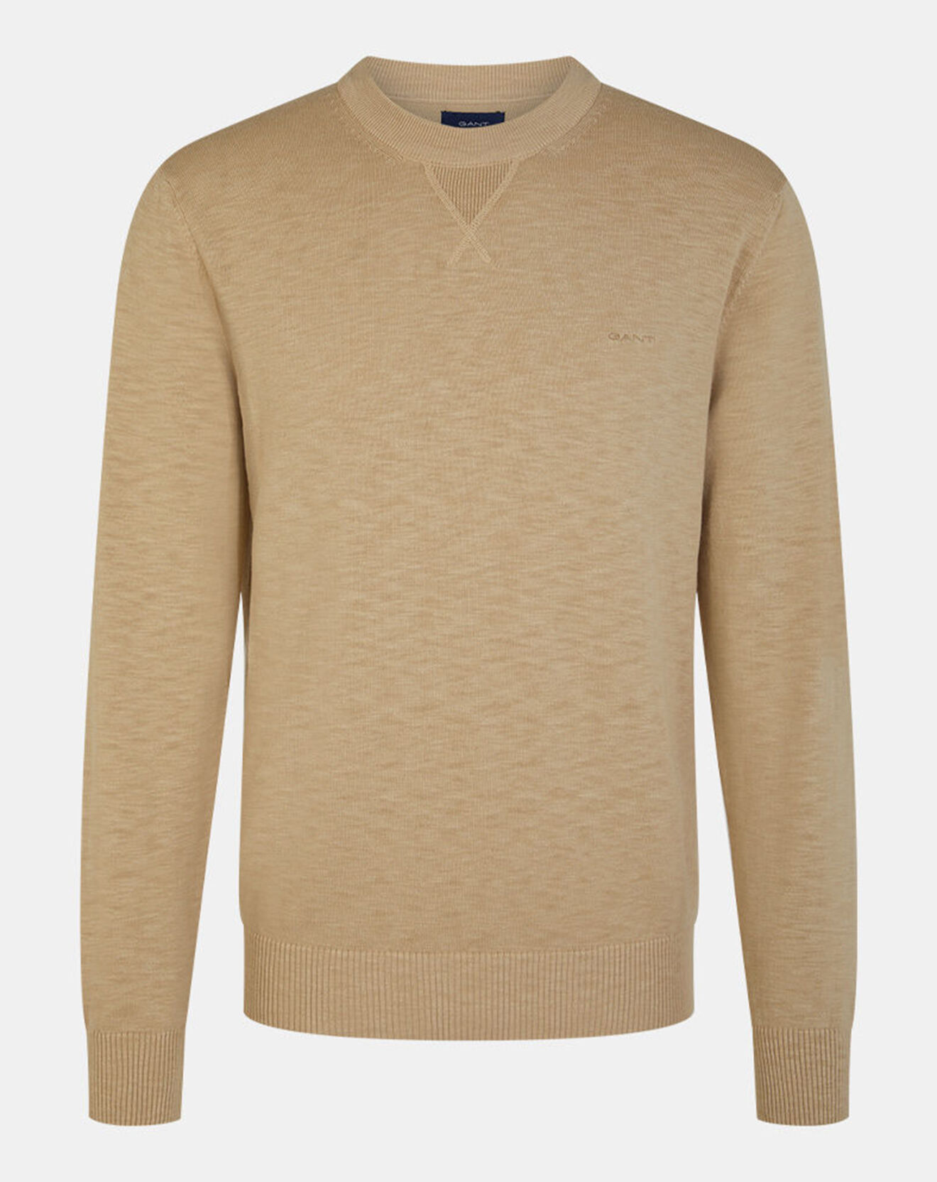Gant Pull en maille flammée beige