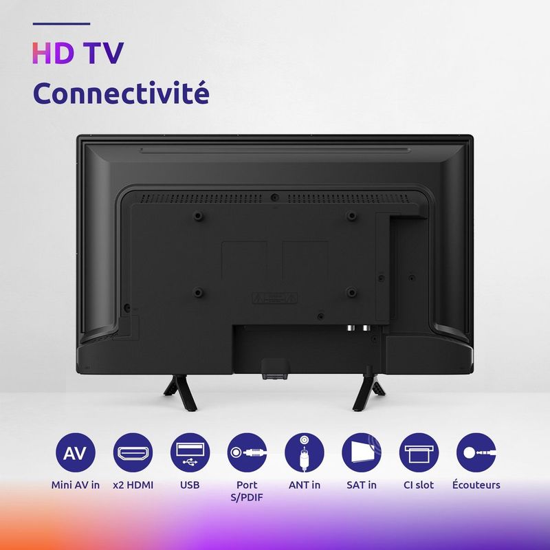 SRT - 24HE4023 - LED-TV - Zwart - 12V Compatibel - HD Ready