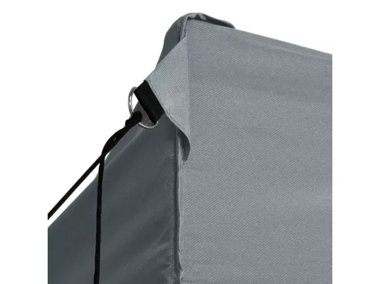 Tente pliable avec 4 parois latérales 3 x 4,5 m Anthracite