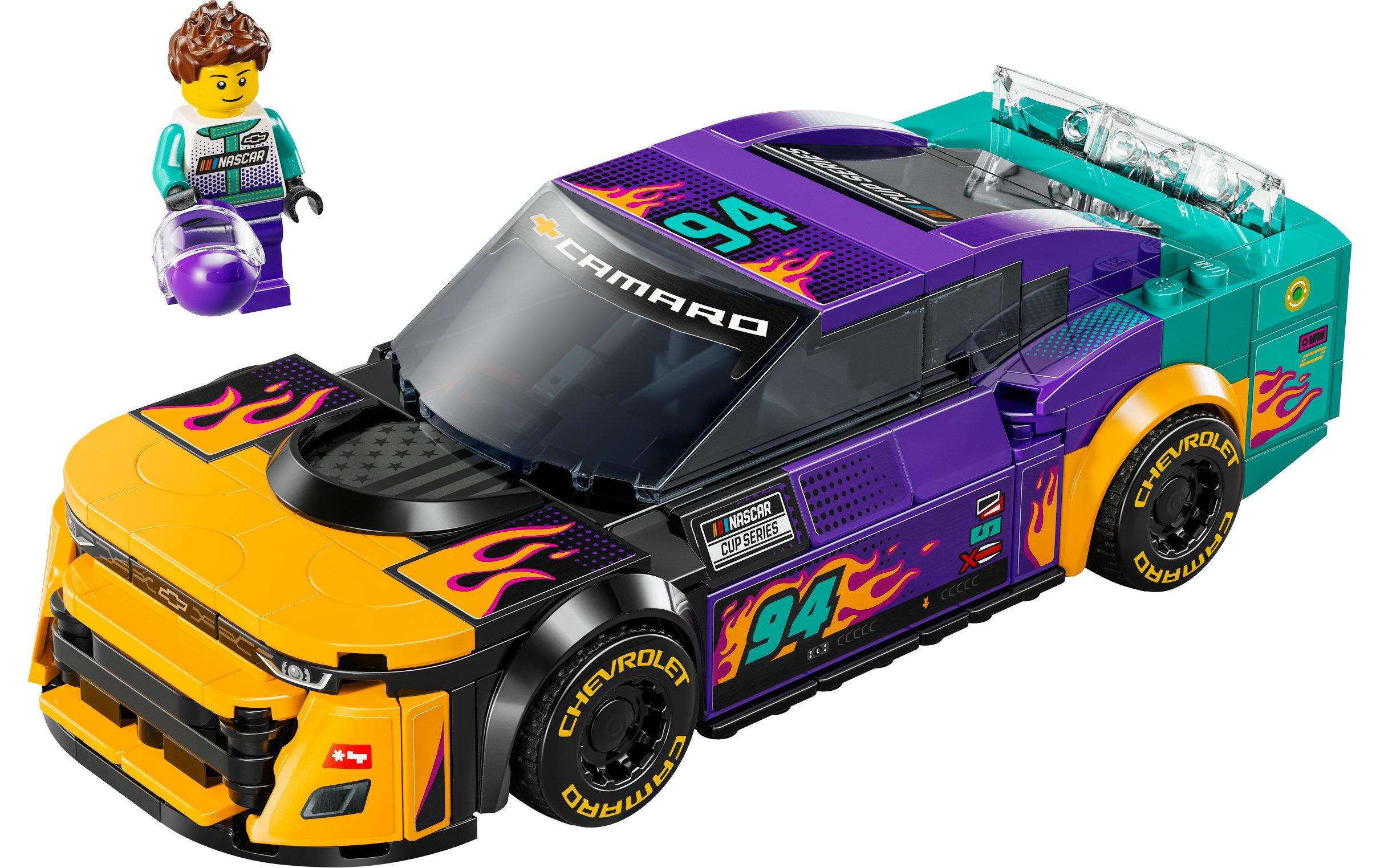 Speed Champions NASCAR Next Gen Chevrolet Camaro ZL1 76935NASCAR Spielzeugauto zum Sammeln, Spielen und Ausstellen