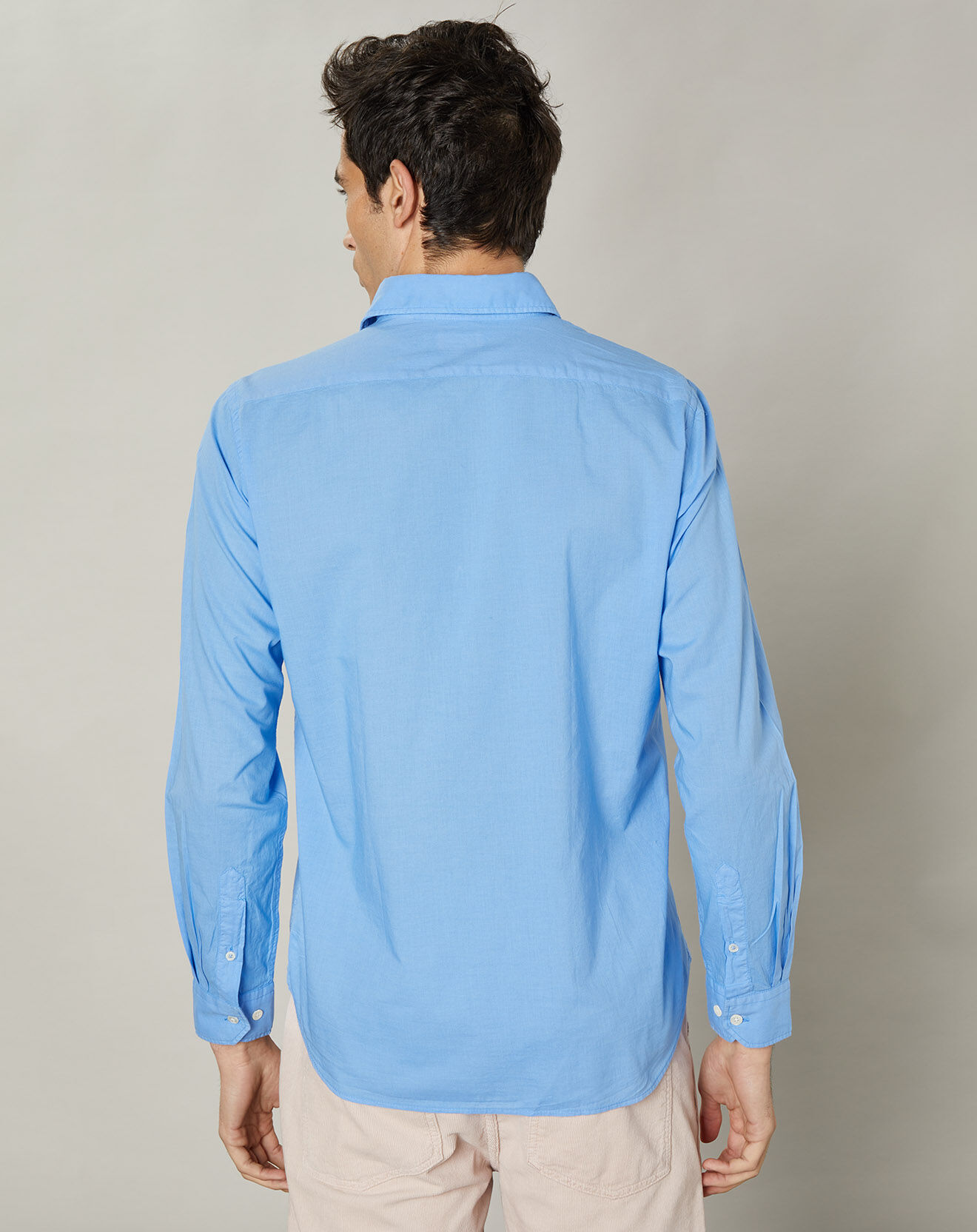 Hartford Chemise slim Sammy Pat bleue