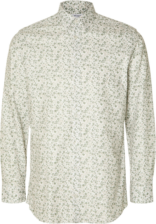 Selected Homme SLHSLIMSOHO-ETHAN AOP SHIRT LS NOOS Bright white/flower
