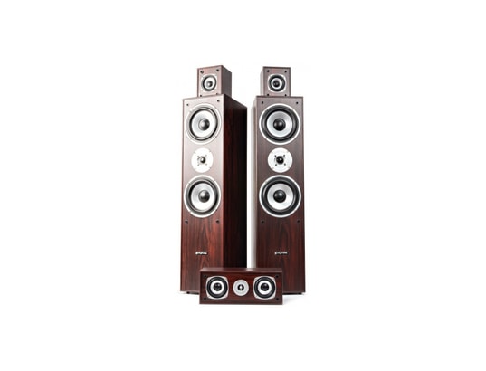 FENTON - Enceinte satellite Système home cinéma 5.0 - noyer
