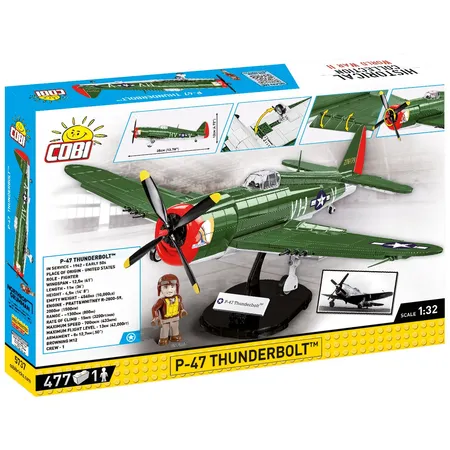 Cobi 5737 Historical Collection - P-47 Thunderbolt