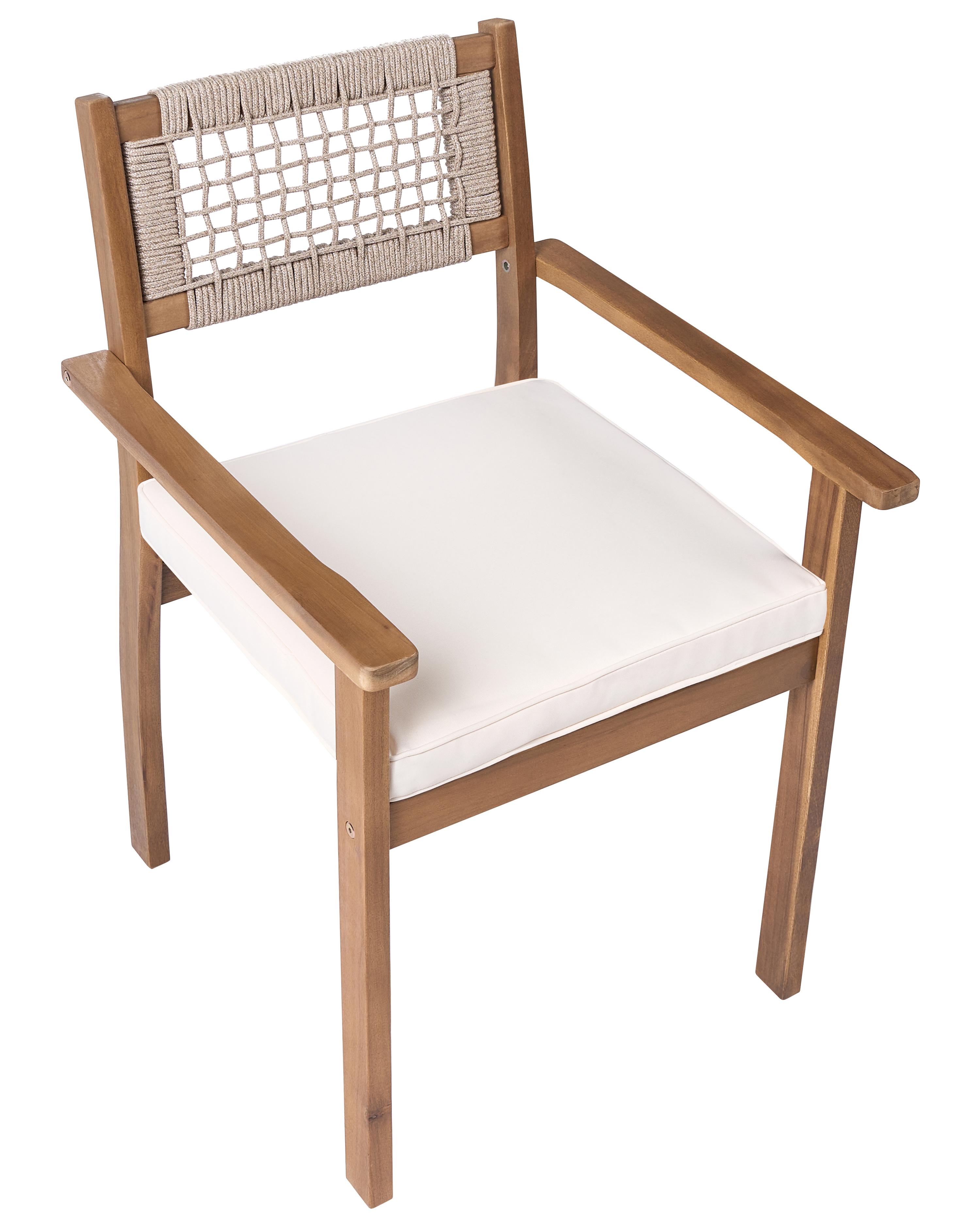 Set van 2 tuinstoelen SUMIRAGO Acaciahout Lichtbruin
