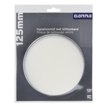 GAMMA inpoetsschijf 115/125 mm