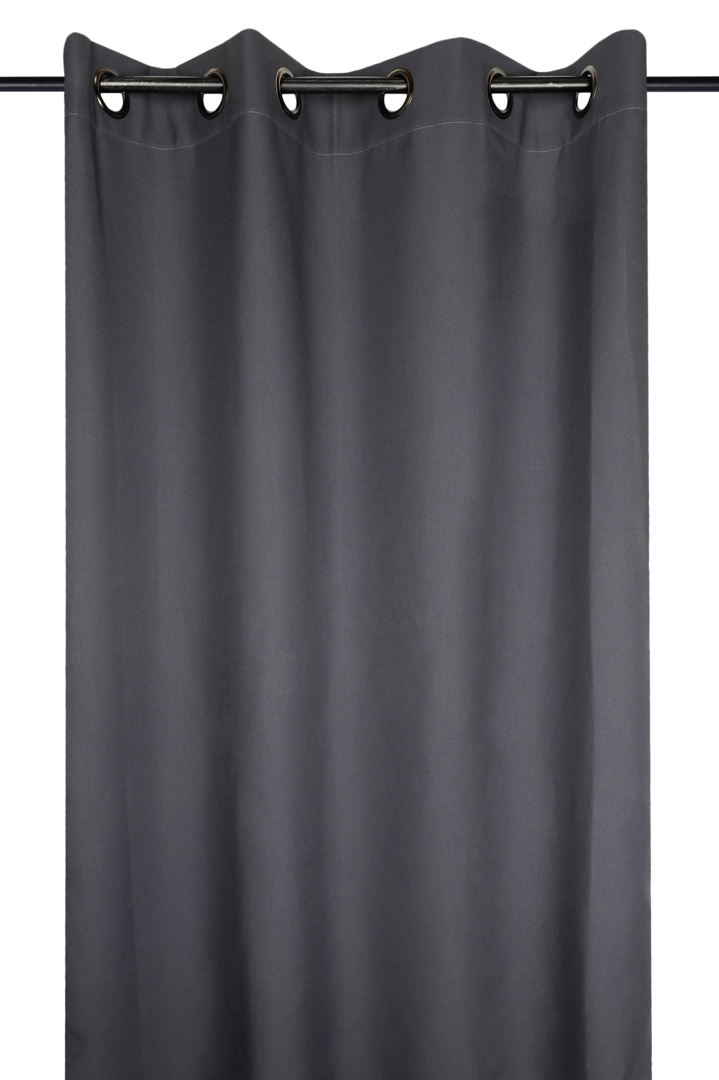 NELSON RIDEAU 135X180CM OEILLETS ANTHRACITE