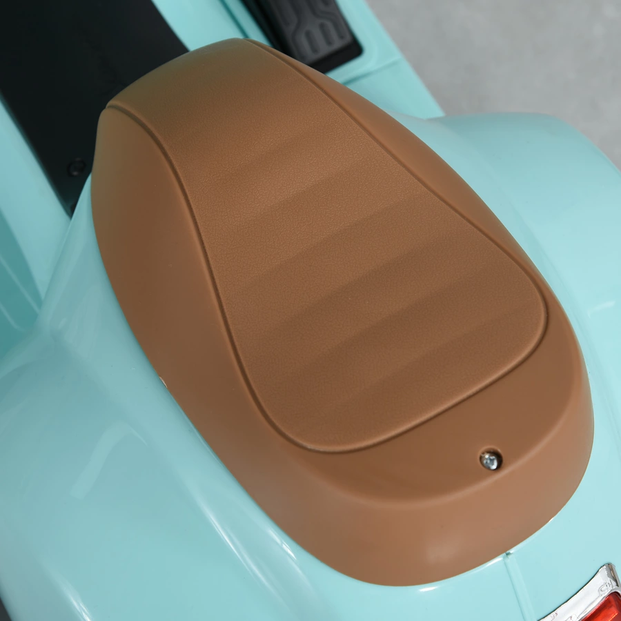 HOMCOM Elektrisches Kindermofa im Vespa Stil grün