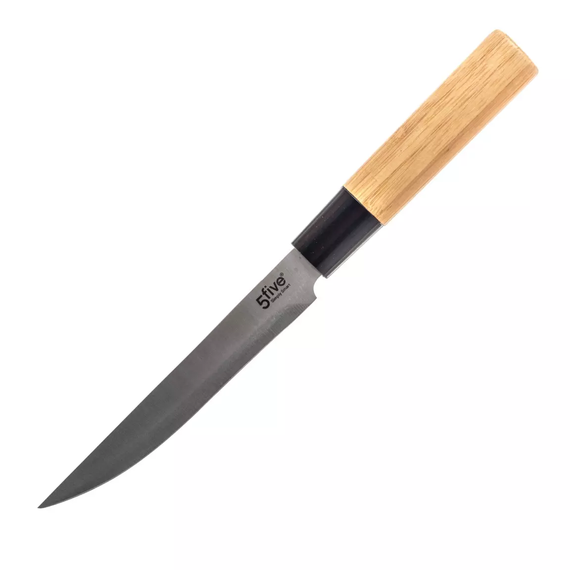 Bloc de 5 couteaux bambou Naturel