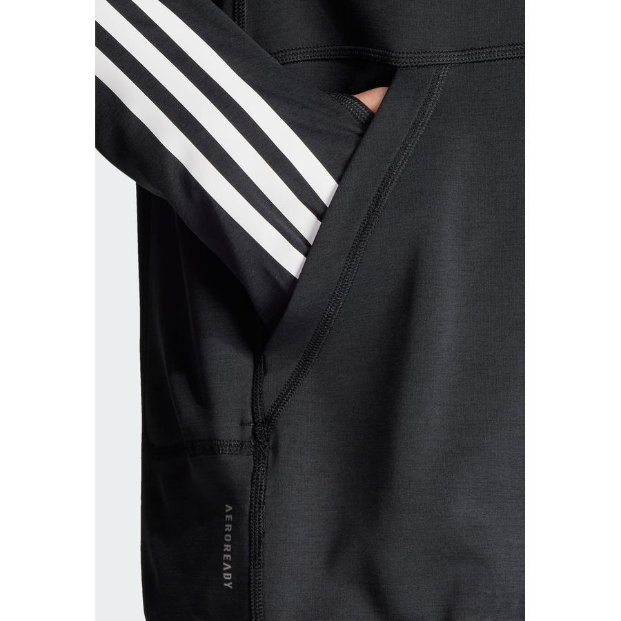 Adidas Sweat-shirt à capuche Own the Run 3 bandes