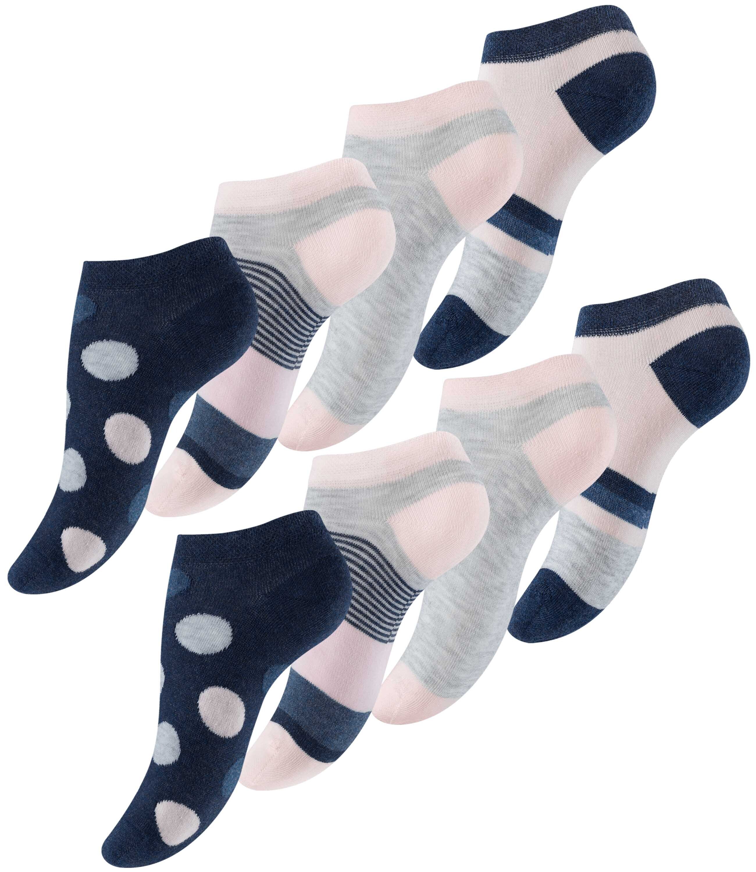 Vincent Creation® Sneaker Socken 8 Paar, im Mustermix