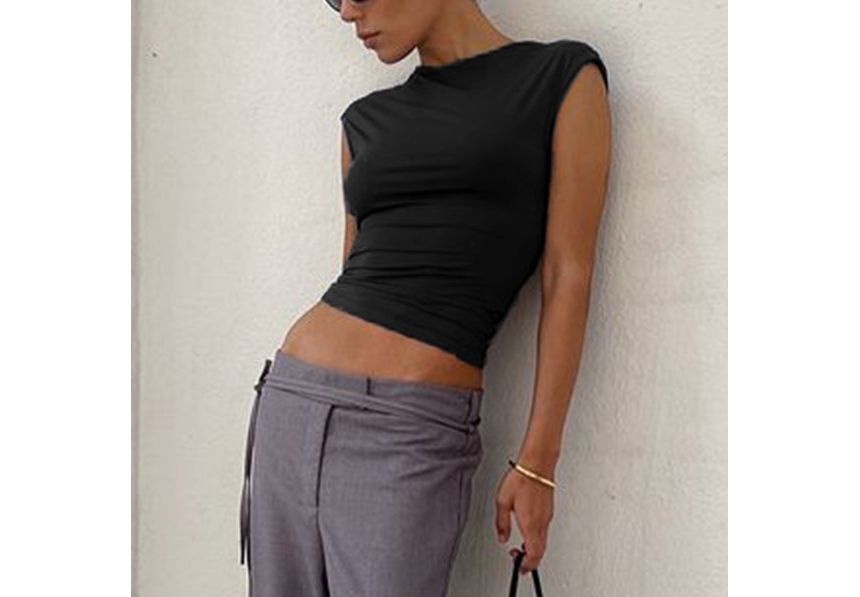 Sosana - Effen tanktop met open rug