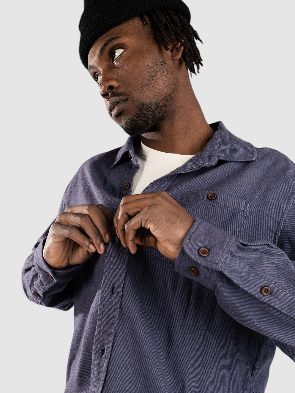 Katin USA Twiller Flannel Shirt washed blue