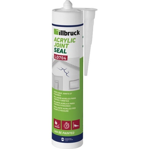 Mastic acrylique - joints et fissures - 310 mL - gris