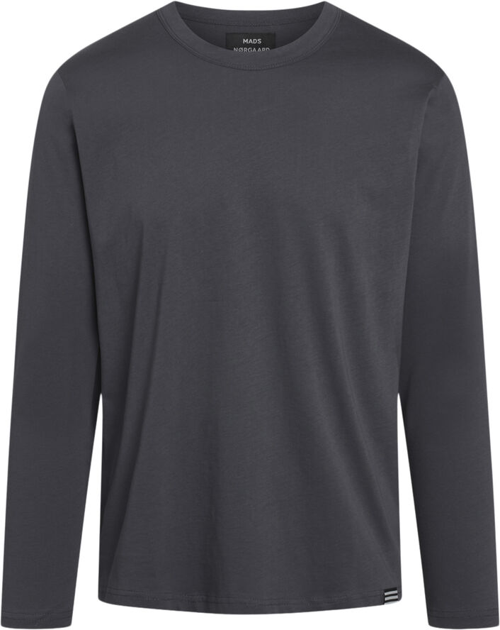 Mads Nørgaard - Copenhagen Organic Thor Tee LS Dark grey