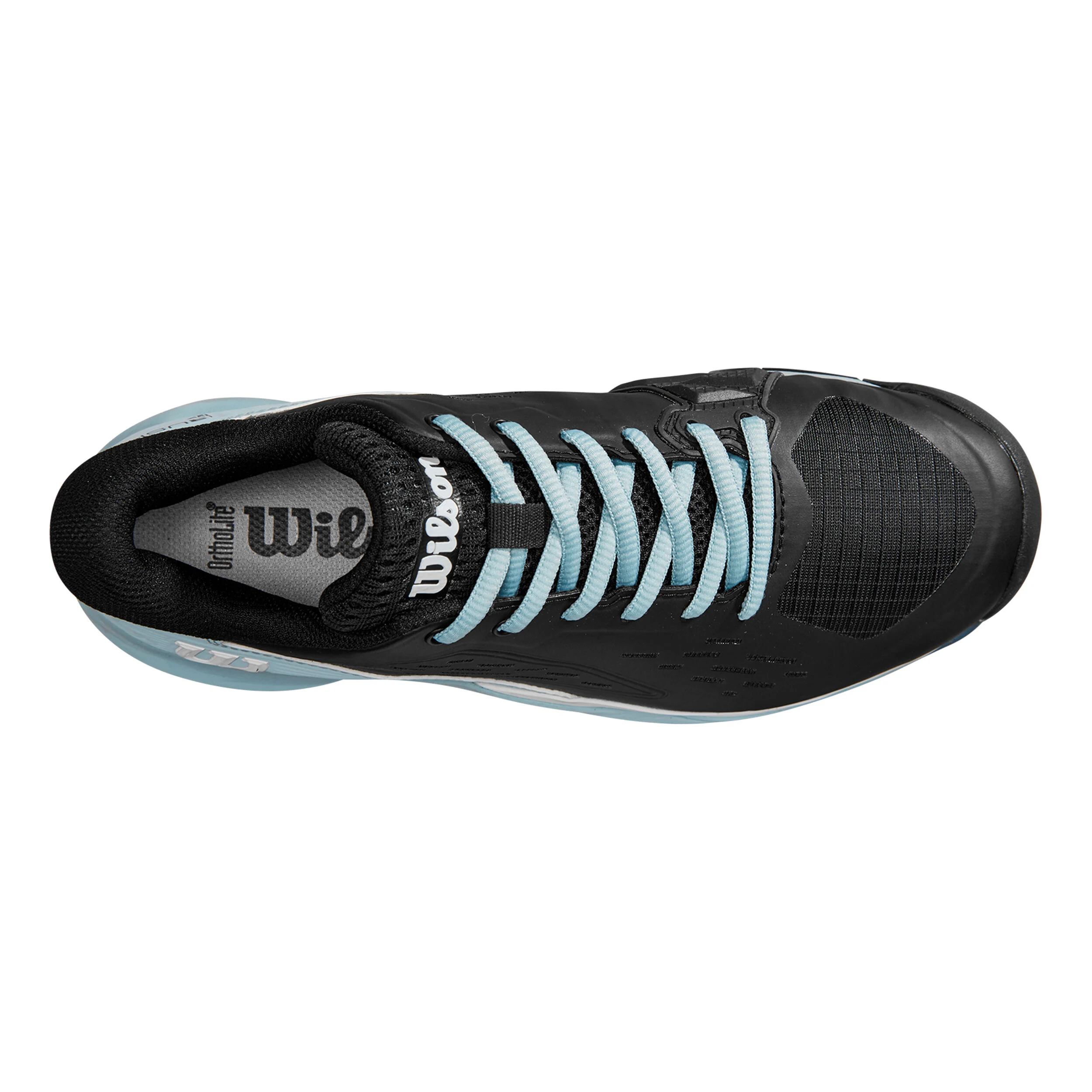 Wilson Rush Pro Ace Chaussure Terre Battue Femmes - Noir , Bleu Clair