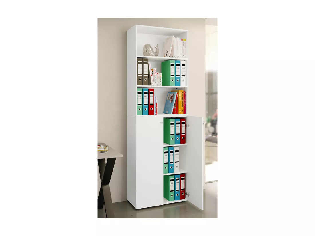Armoire de bureau Armoire à dossiers Étagère Lona 6f