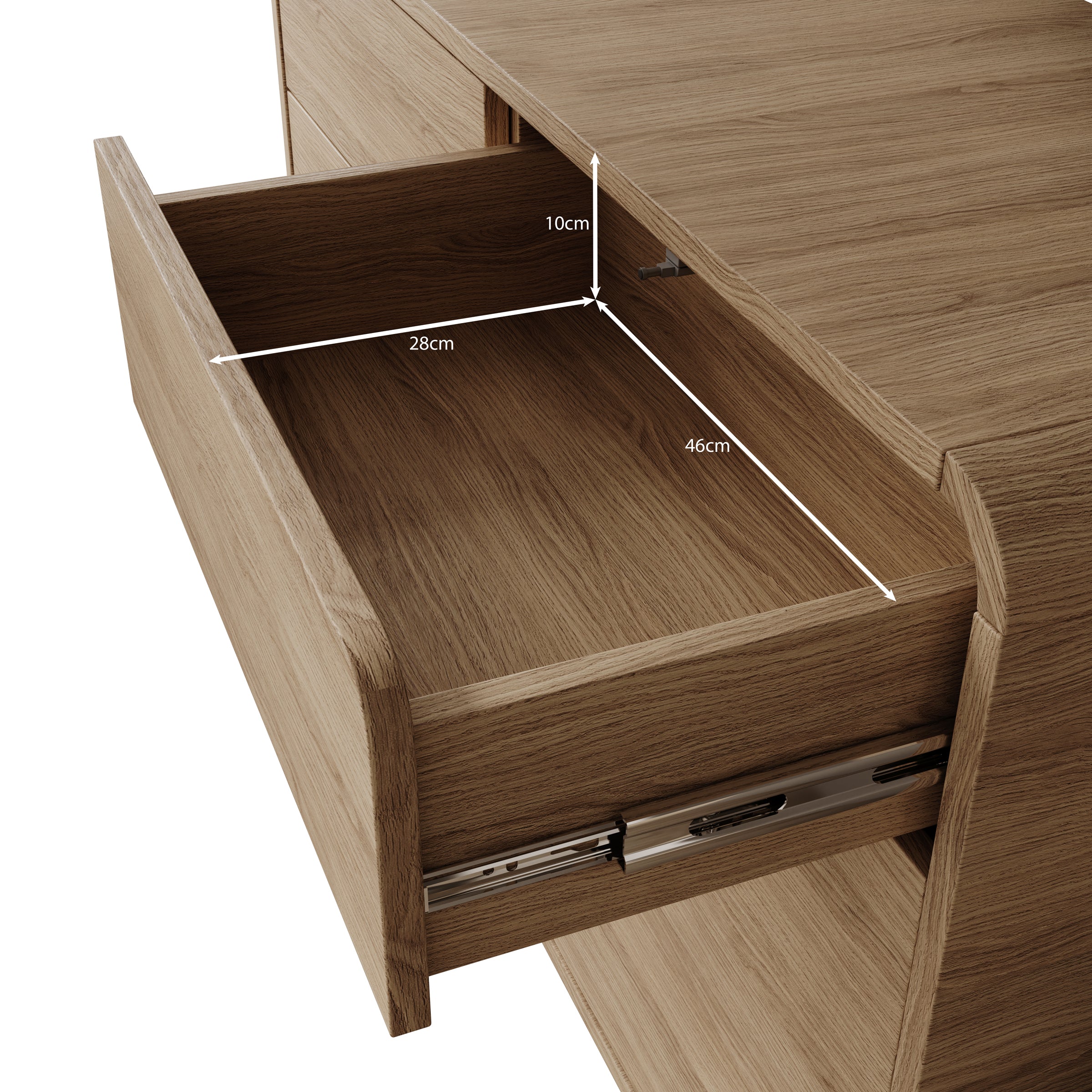 Hoshii - Dressoir - Eikenpatroon - 108x39x84 cm
