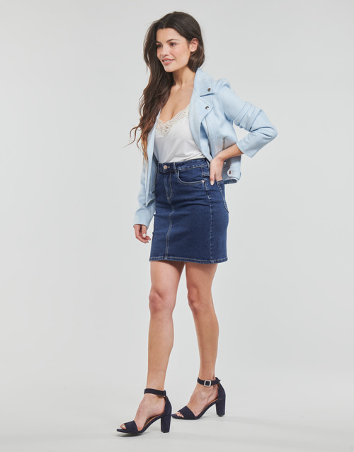Vero Moda - VMLUNA HR DENIM SKIRT MIX GA - Bleu Medium