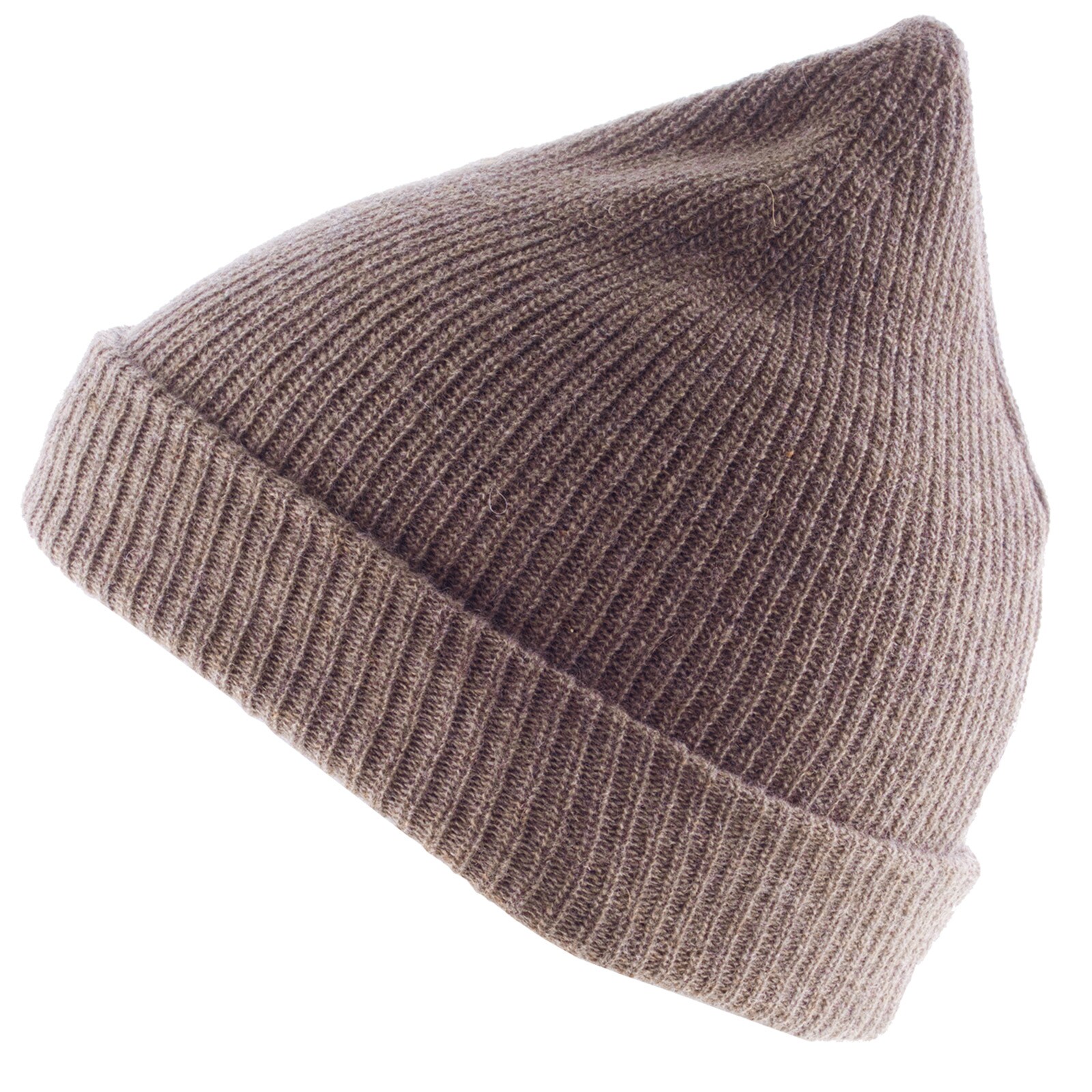 GOLDEN GOAT Berkeley Winter Rip Strick Mütze Beanie Unisex 100% Kaschmir Wolle Farbe: cloud grey