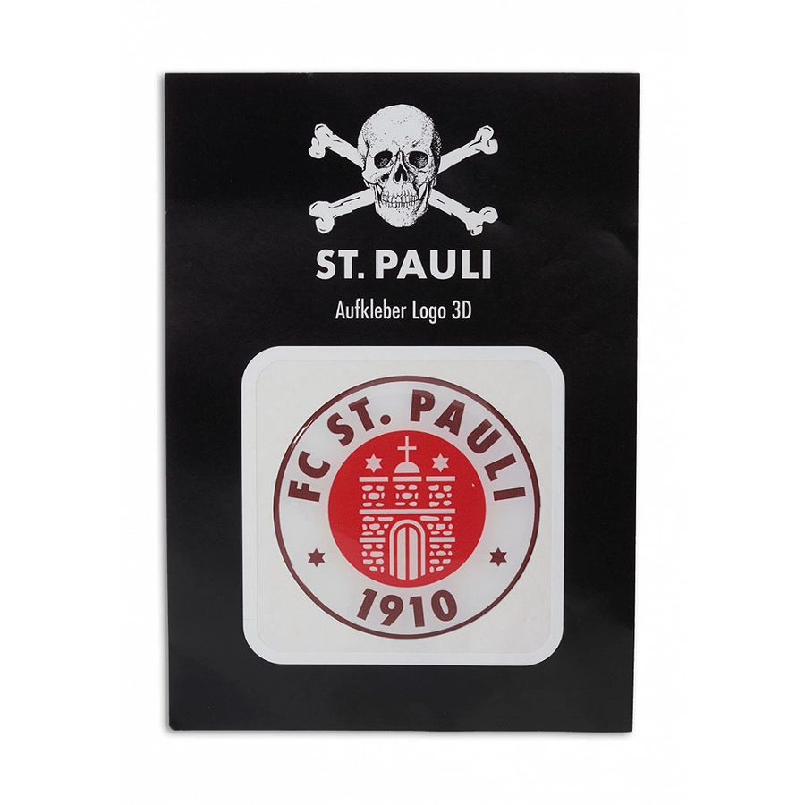 St. Pauli Aufkleber 3D Vereinslogo