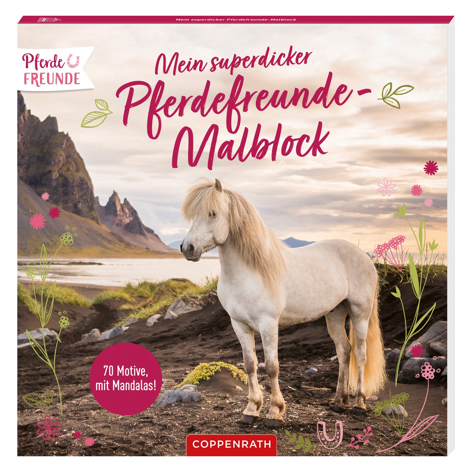 DIE SPIEGELBURG Mein superdicker Malblock Pferdefreunde