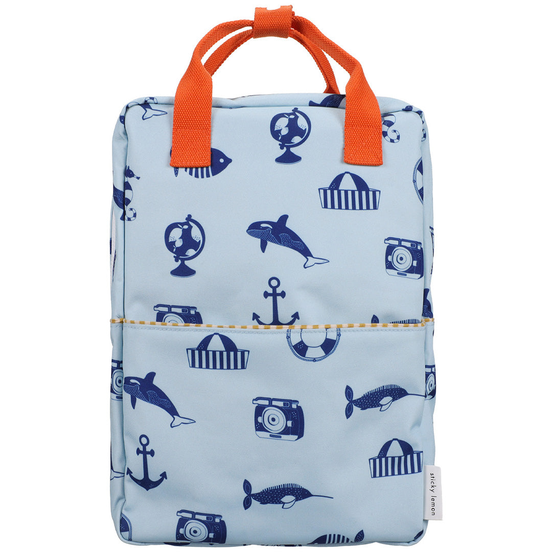 sticky lemon rugzak special edition - zissou blue - 38 cm