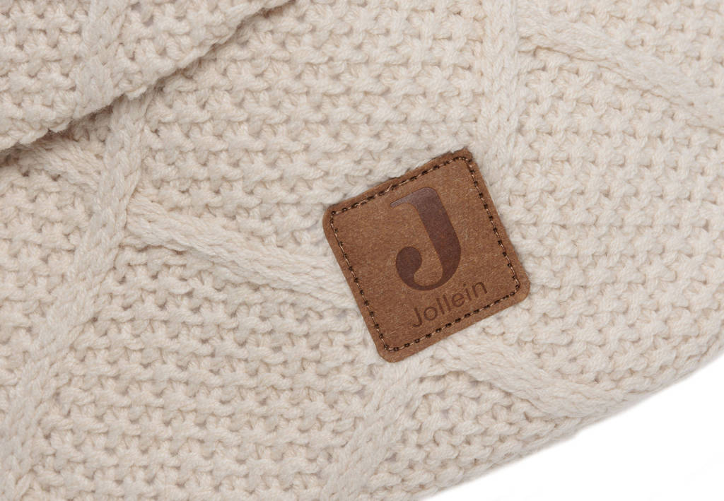 commodemandje Check Knit Oatmeal