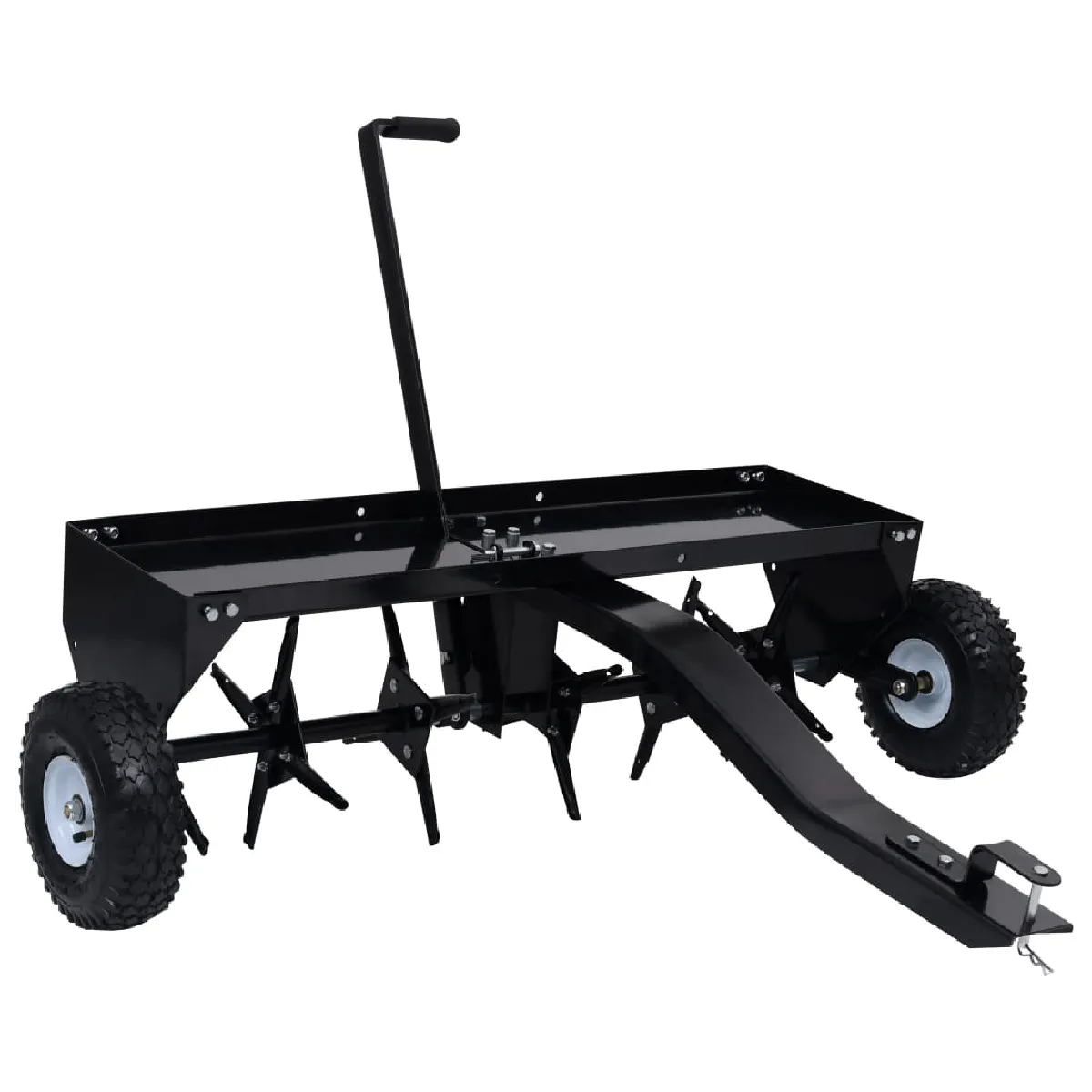 vidaXL Aérateur de pelouse pour tondeuse 102 cm