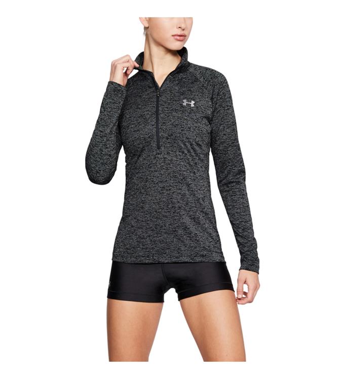 Under Armour Tech 1/2 Zip - Twist-BLK Shirt