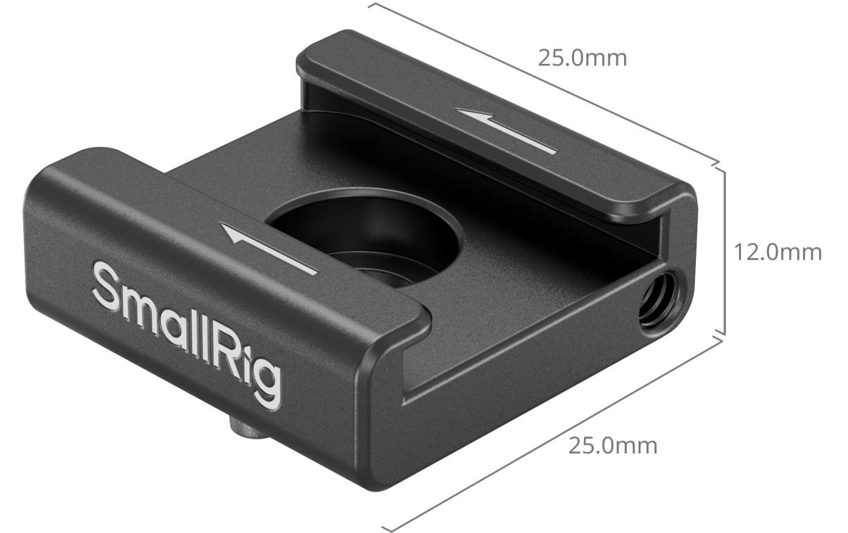 Adapter Anti-Twist Cold Shoe Mount Support 2 StückCold-Shoe-Adapter