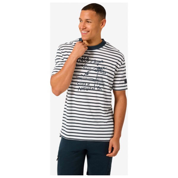 super.natural - Stripe Cote D'Azur Bio Jersey Tee - Haut en mérinos