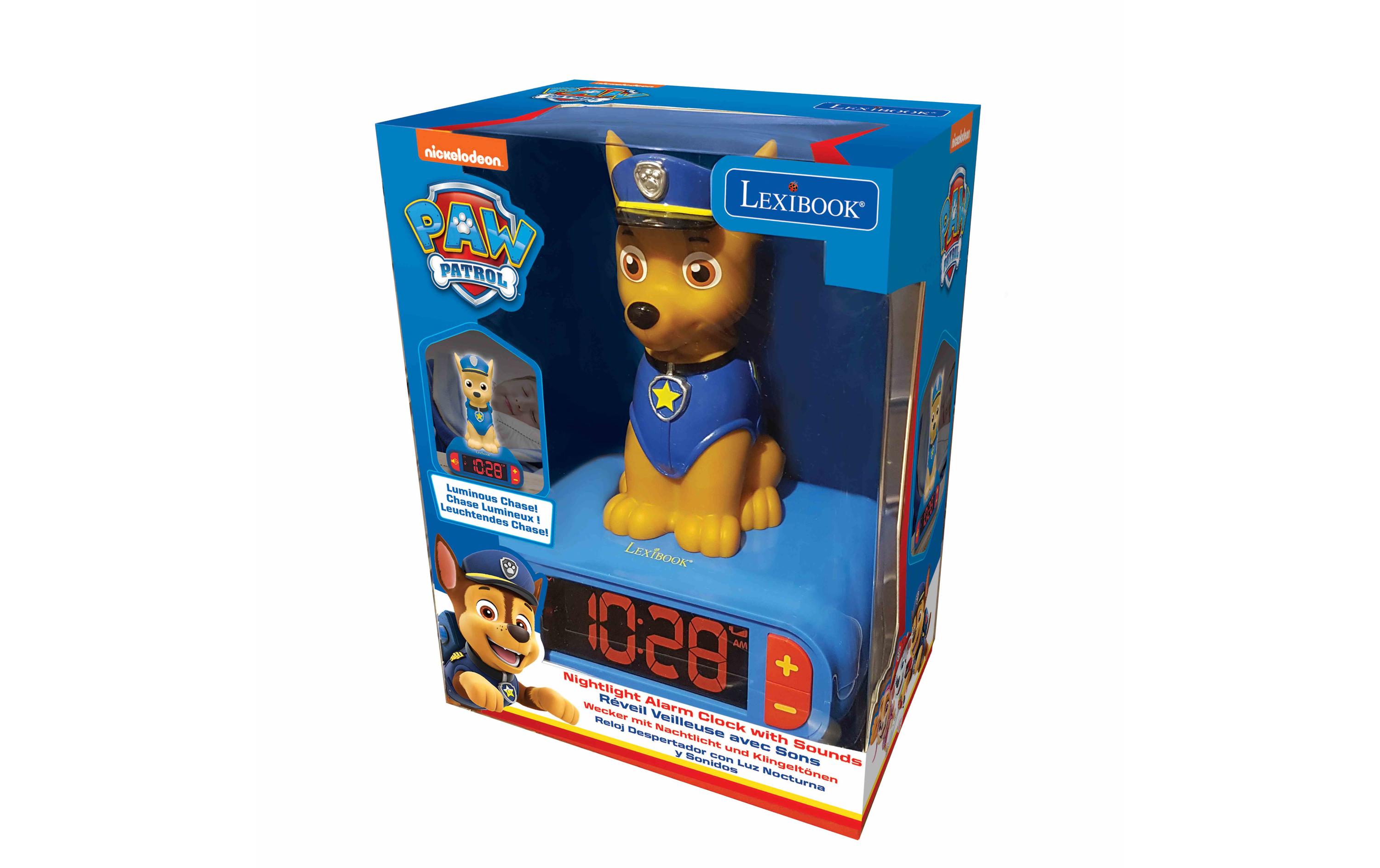 Wecker mit Nachtlicht Paw Patrol ChaseDigitalwecker für Kinder