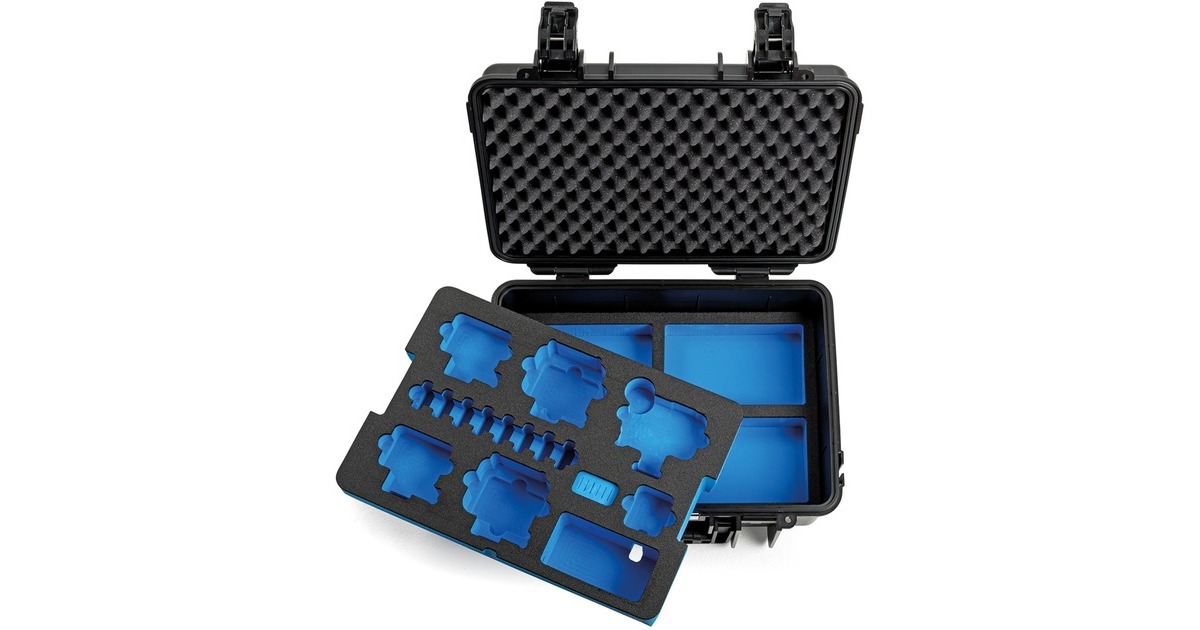 B&Woutdoor.case type 4000 GoPro9 koffer  (Zwart)