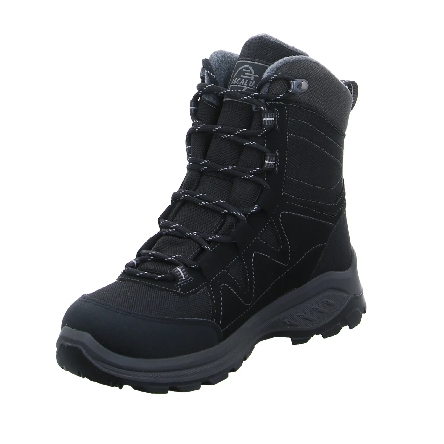 Snowboots Schwarz Textil  mit Sympatex 100% Wasserdicht