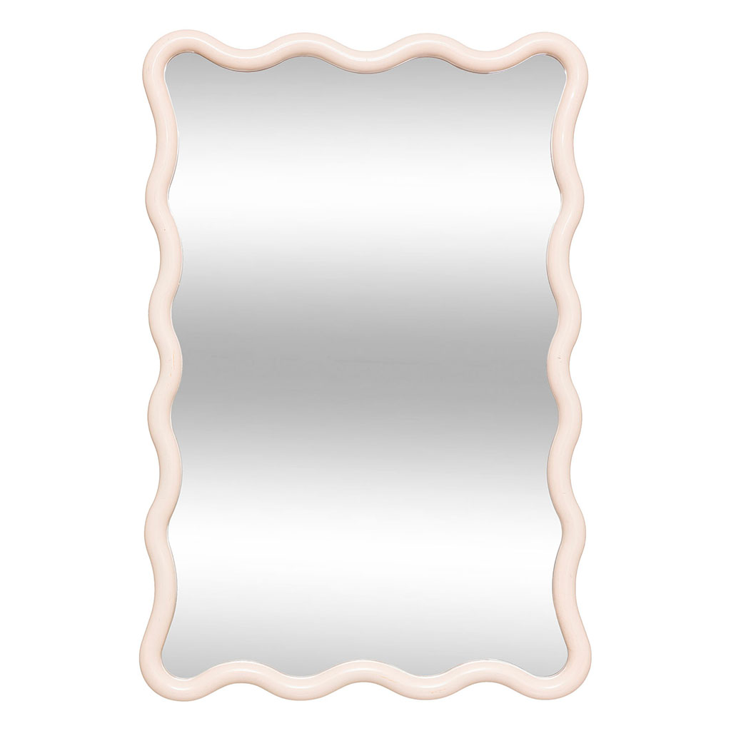 Miroir vague JUDY beige 60x38cm