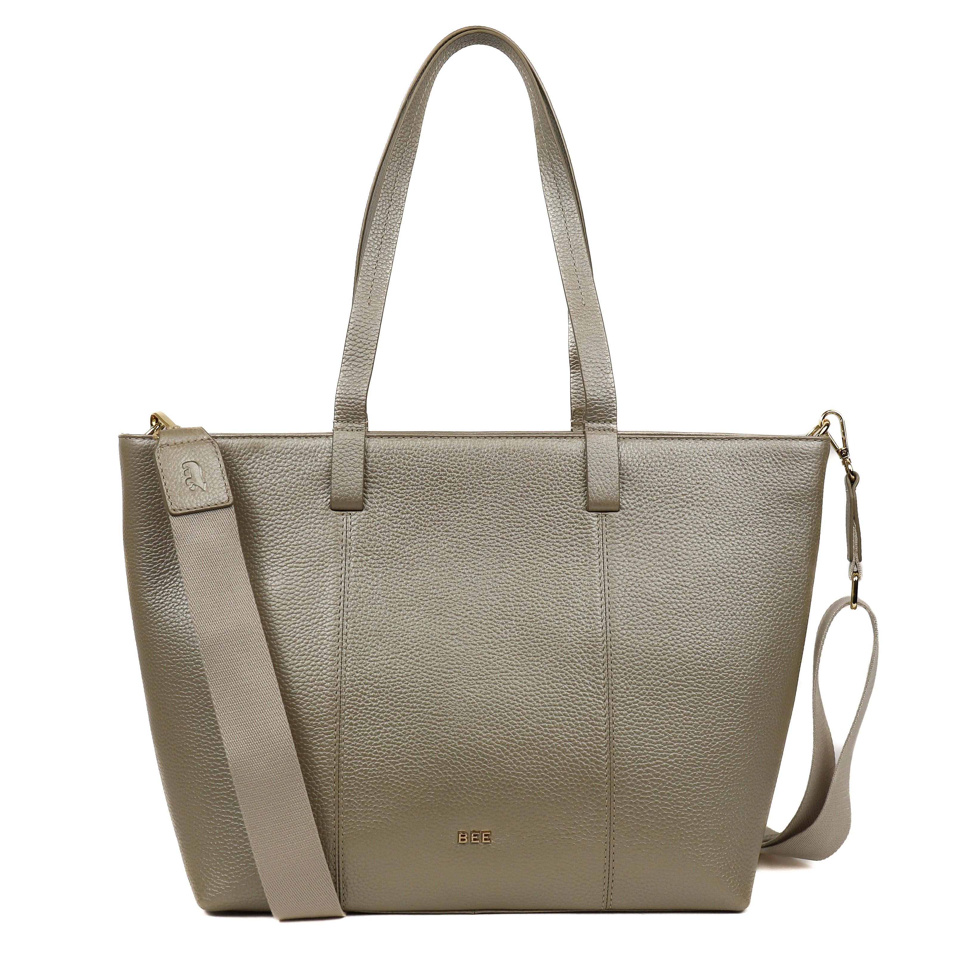 Grote shopper 'Maya' Metallic Gold Metallic Gold