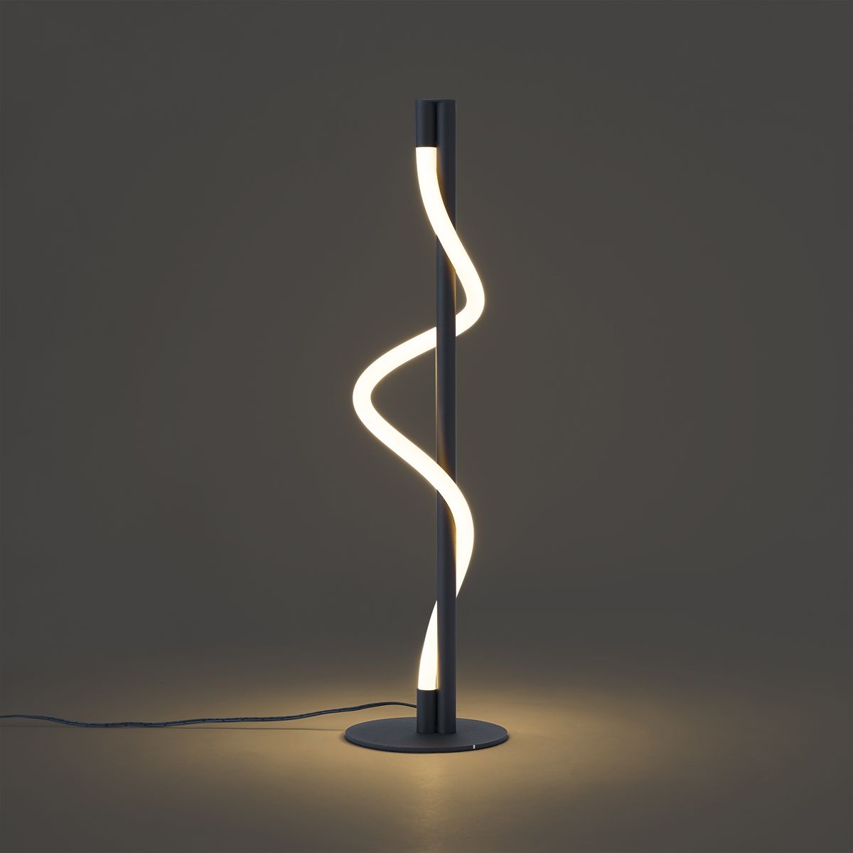 Moderne tafellamp zwart incl. LED 3-staps dimbaar - Twirl
