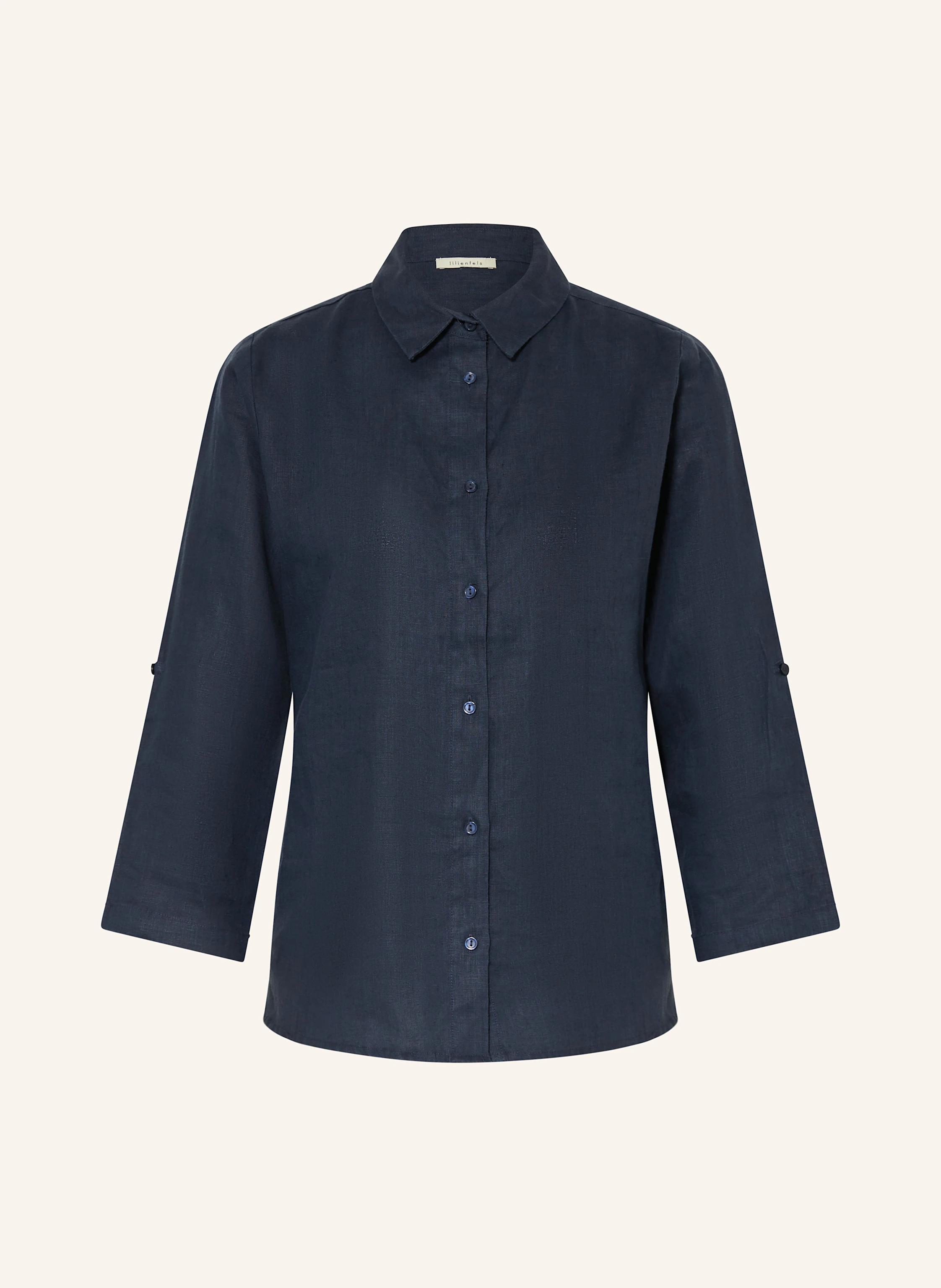 lilienfels Hemdbluse aus Leinen mit 3/4-Arm