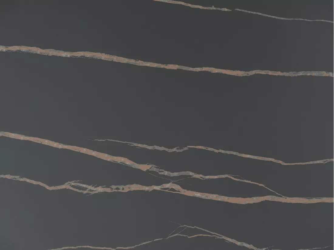 Table basse en céramique et métal - Effet marbre noir - LEONORA de Maison Céphy