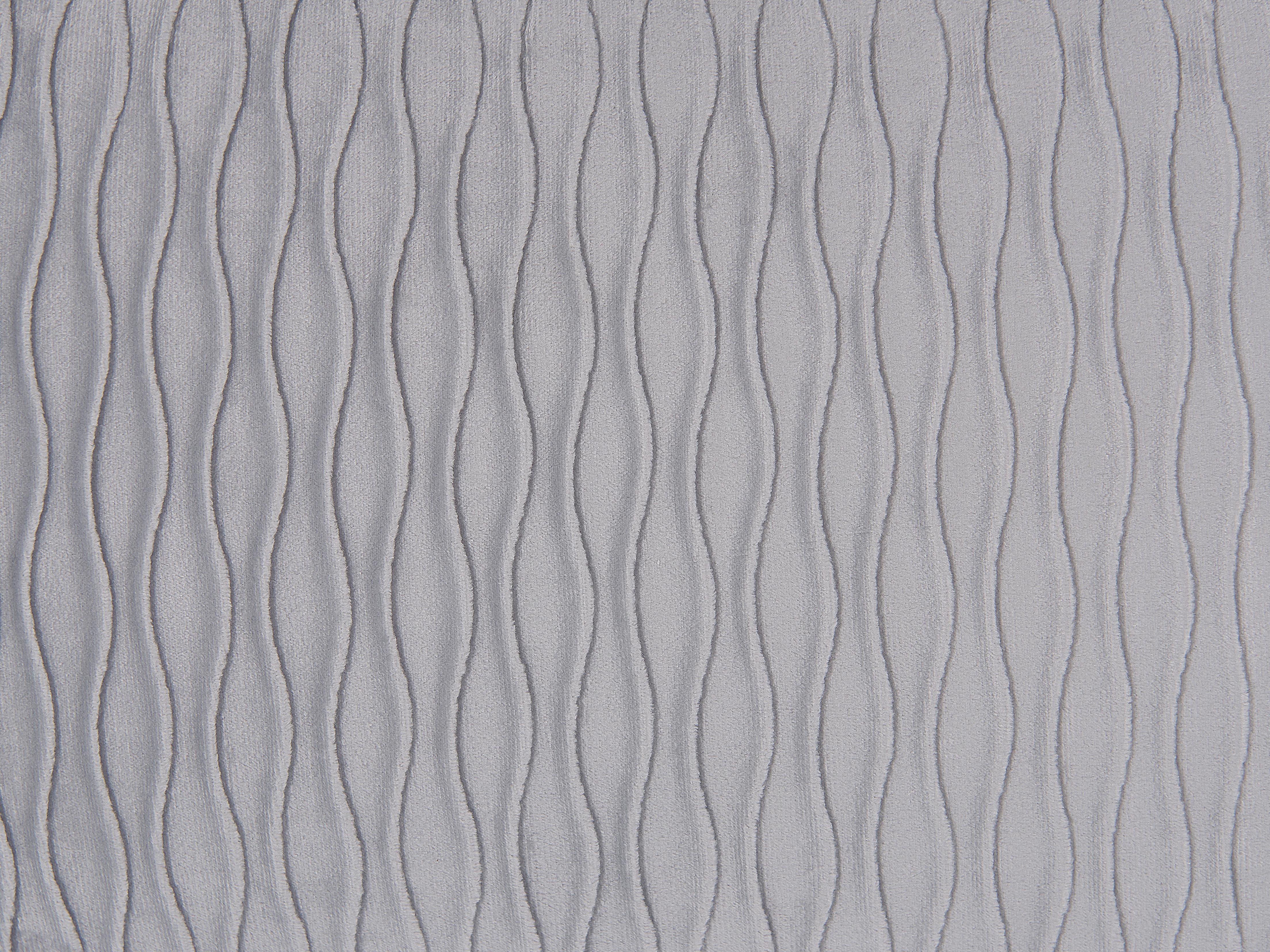 Set van 2 sierkussens MOTARI Fluweel 30 x 50 cm Grijs geometrisch patroon