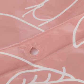 Sealskin douchegordijn mind 180x200cm donker roze/wit