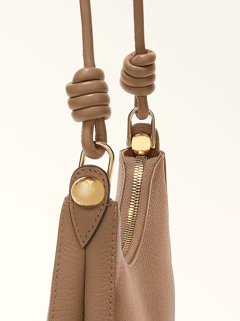 FURLA Ledertasche - Handtasche SFERA XSmall beige