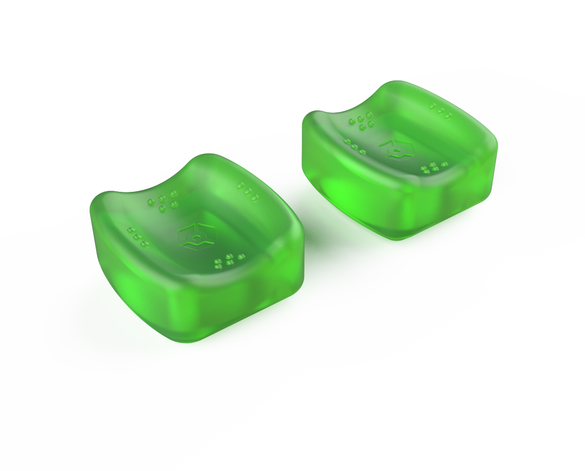 Gioteck Sniper Thumb Grips (Translucent Green)