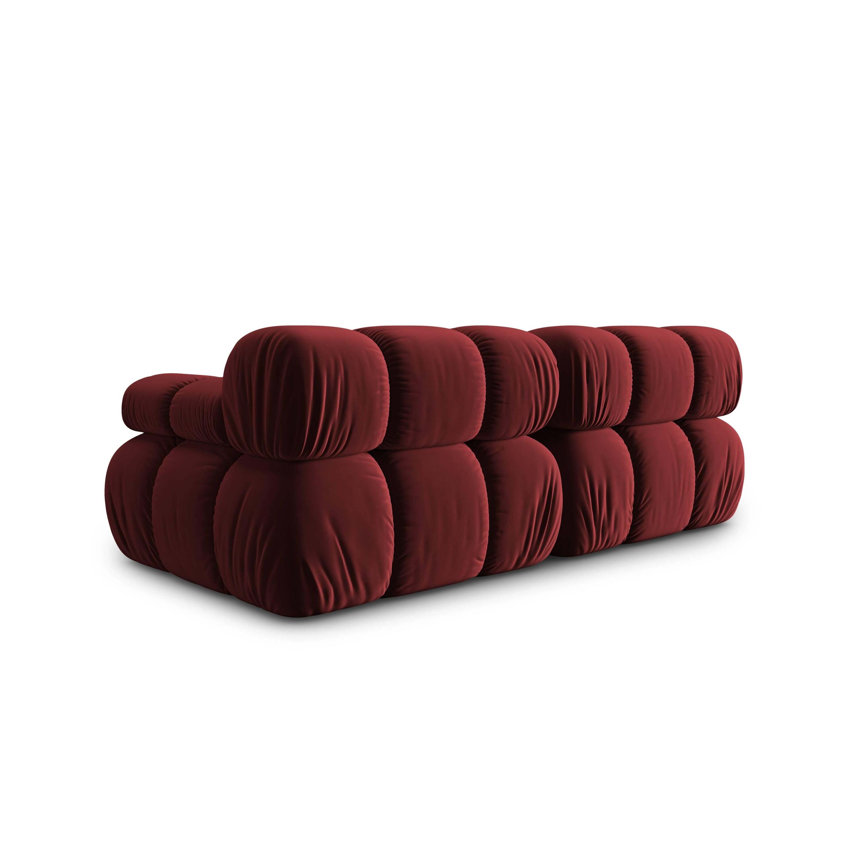 Milo Casa Tropea Modulaire 2-zitsbank - Bordeauxrood