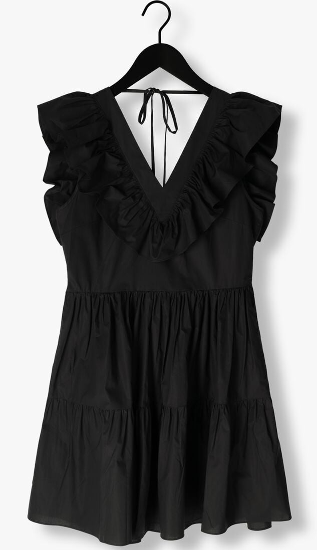 zwarte second female mini jurk zana dress