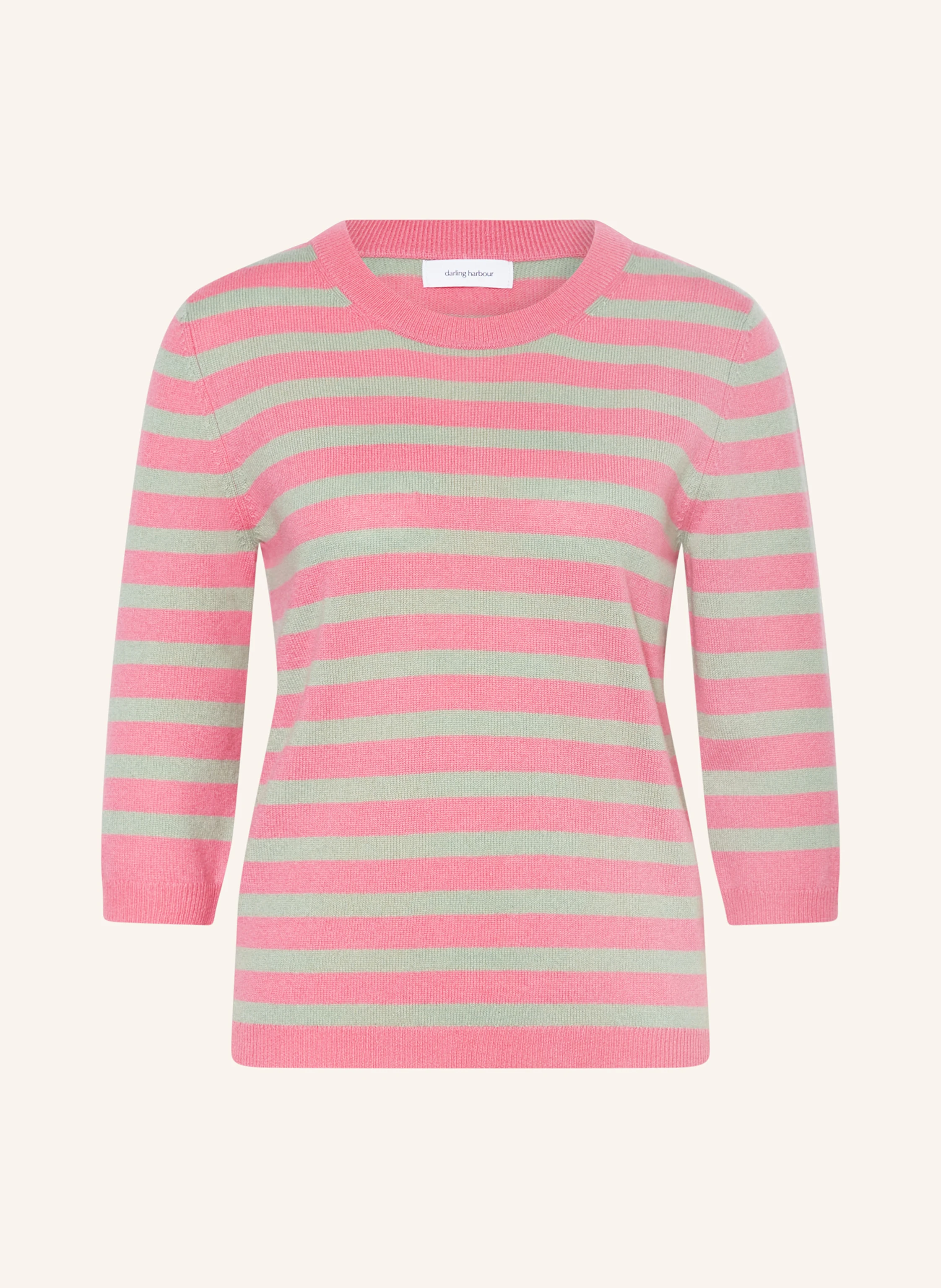 darling harbour Cashmere-Pullover mit 3/4-Arm